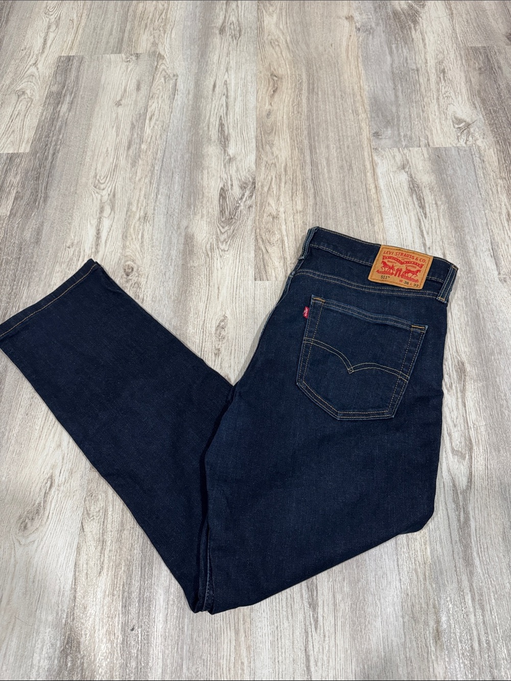Levi's Men's Indigo Straight Leg Jeans